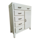 Brocante commode blanc crème des années 50