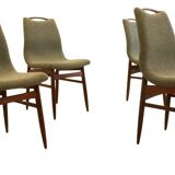 Set of 4 dining chairs 'Burgerwei' - new upholstery