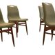 Set of 4 dining chairs 'Burgerwei' - new upholstery