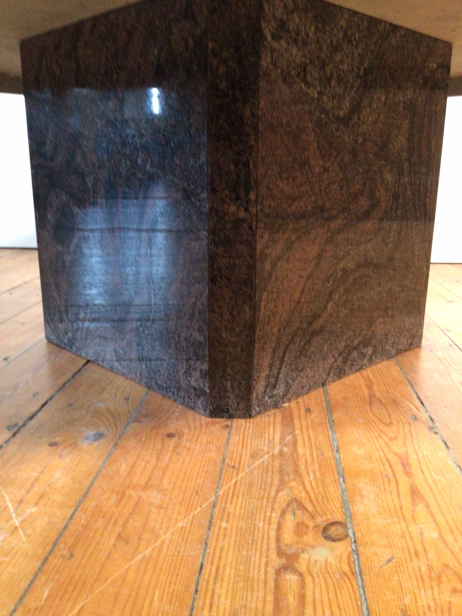 marble octagonal coffee table