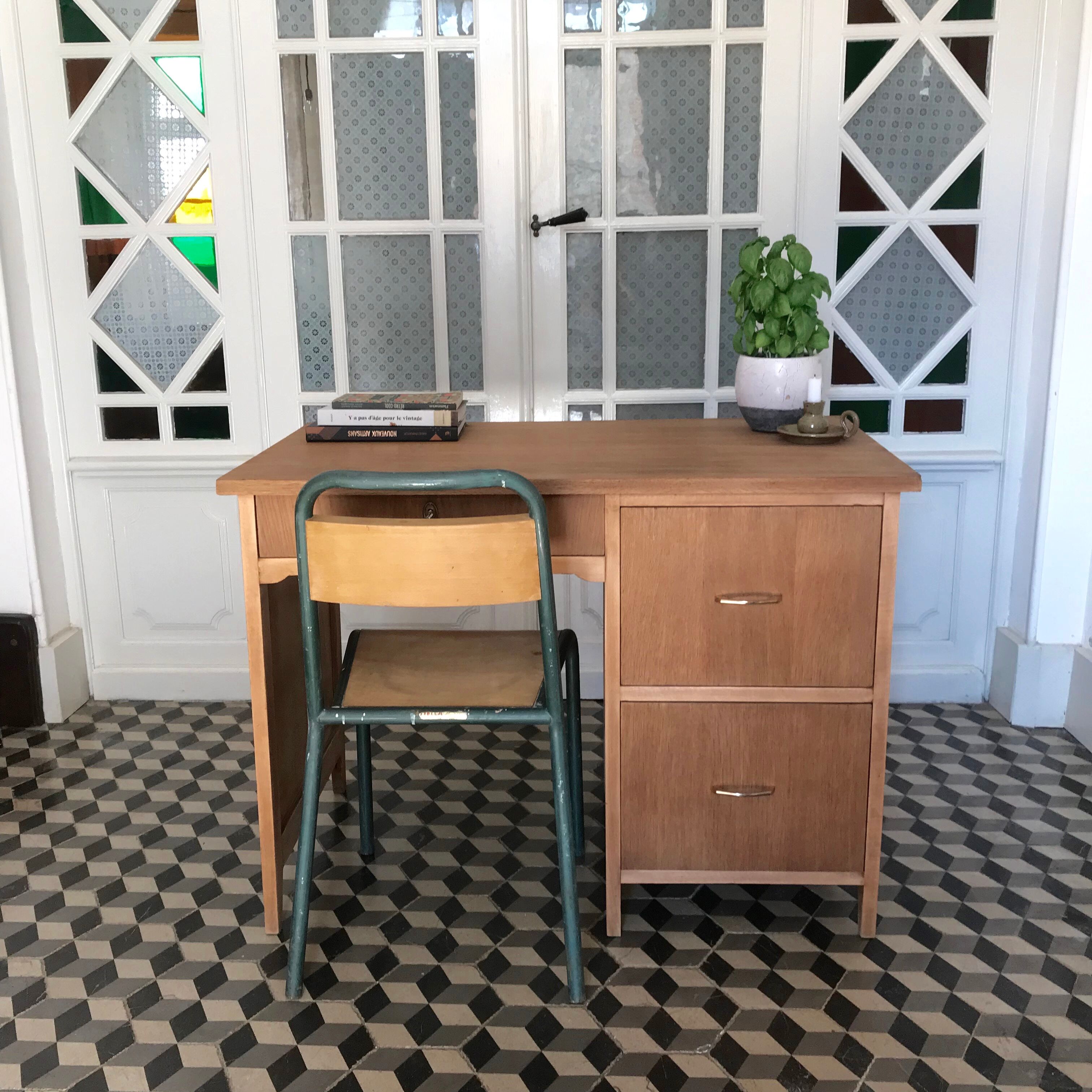 Vintage wooden desk