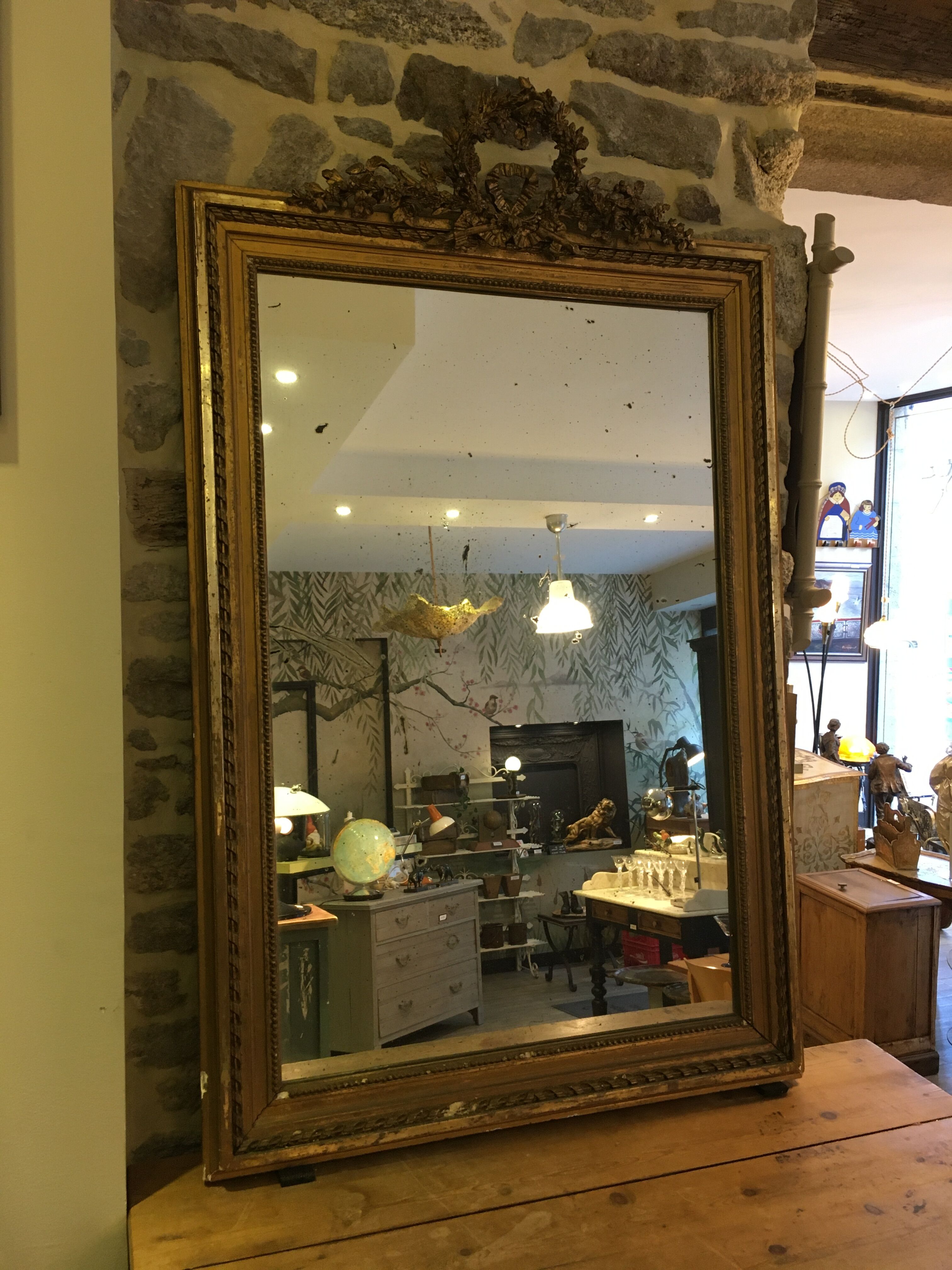 Old mirror Louis XVI style