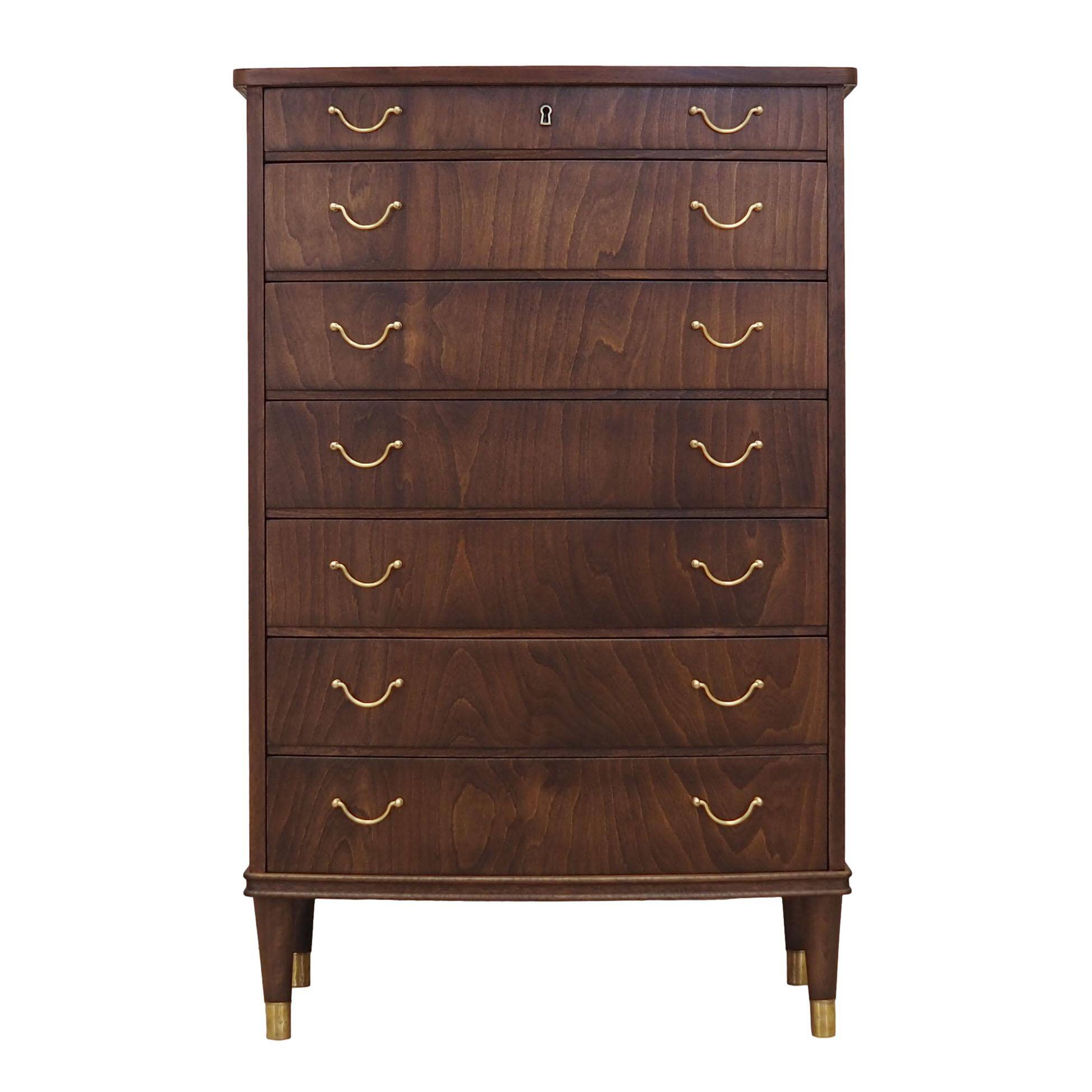 Commode en noyer, design danois, années 1960, production : Danemark