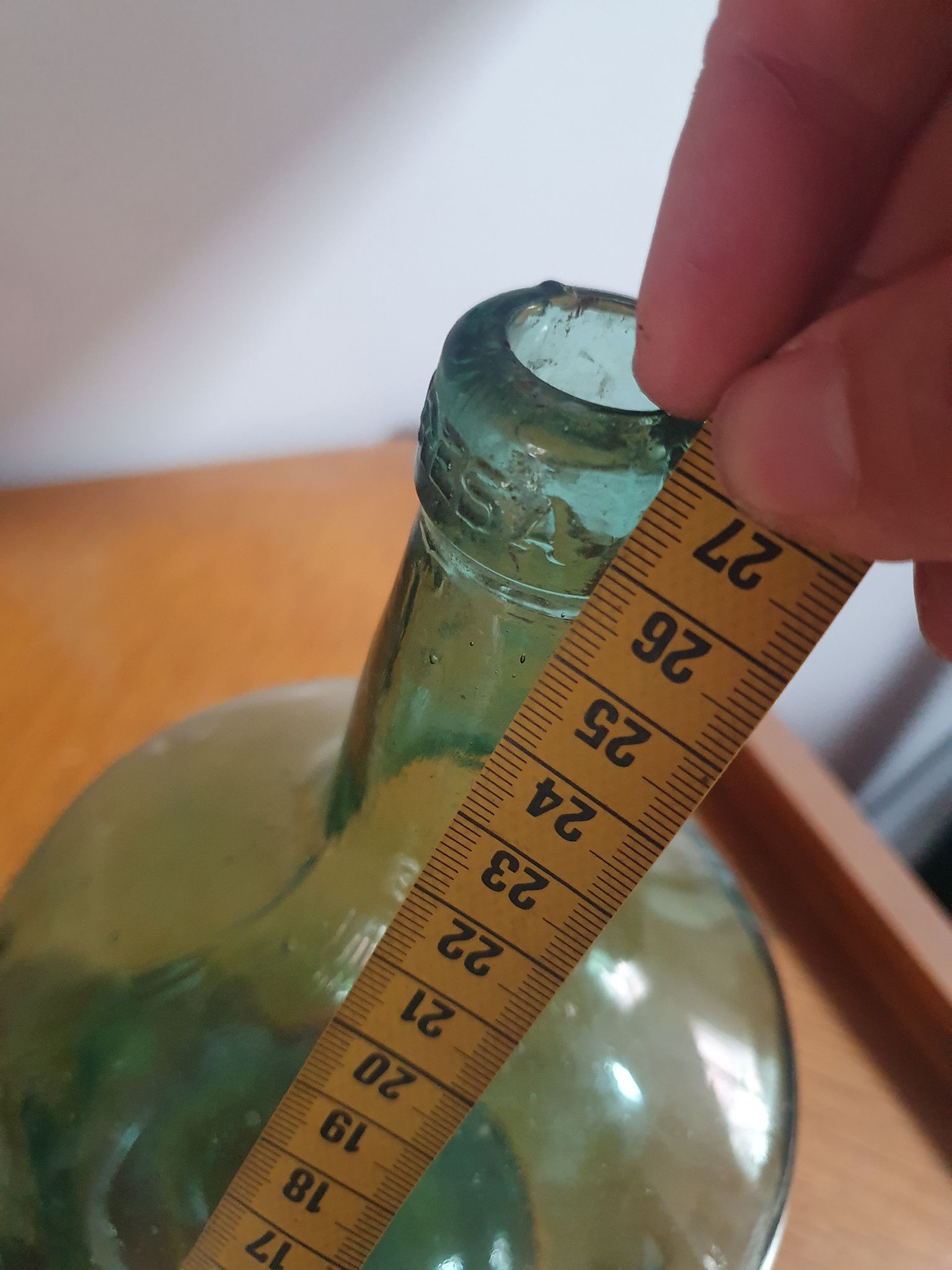 Lady jeanne vintage vase in glass Viresa