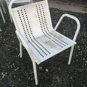 Lot de 4 Fauteuils de jardin vintage