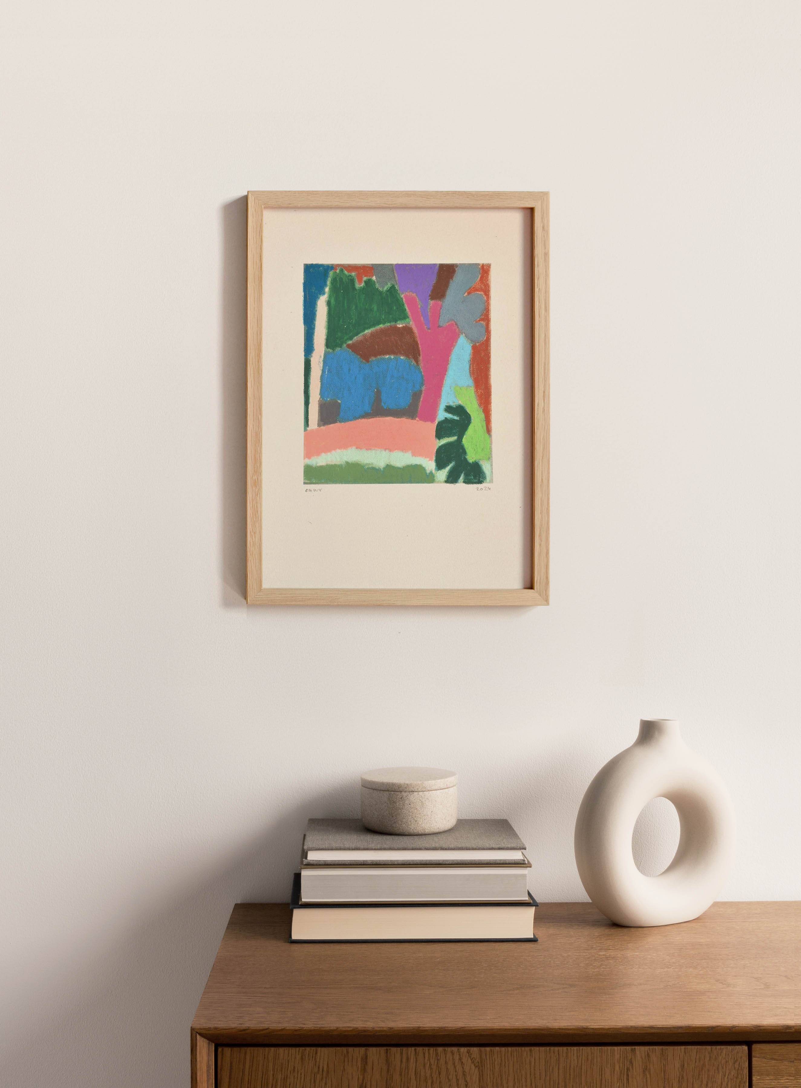 Landscape in pastels - 21x30cm -