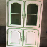 Solid oak cerusee showcase