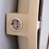 Miroir ovale pivotant Space Ace Allibert, années 1970