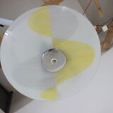 Retro glass pendant in style of Brusel, 1960's.