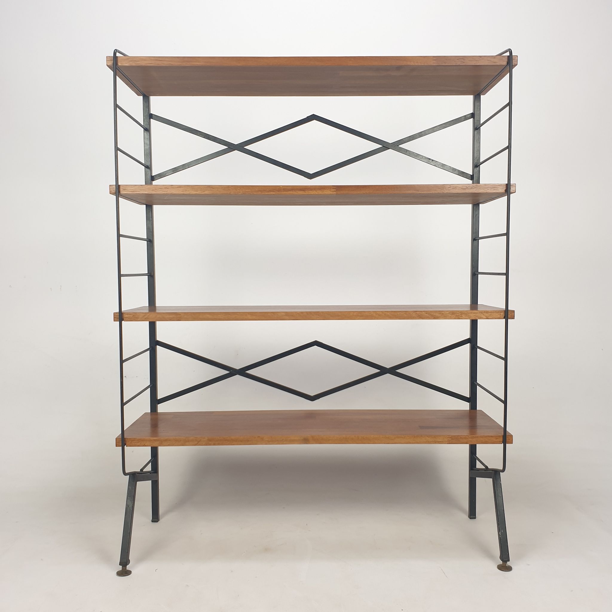 Italian Free Standing Shelving Unit, 1950's