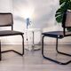 Chaise Cesca B32, noir et gris chiné, édition italienne
