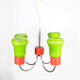 1970s postmodern pendant lamp zzm domgos zabrze, poland
