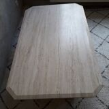 Travertine coffee table