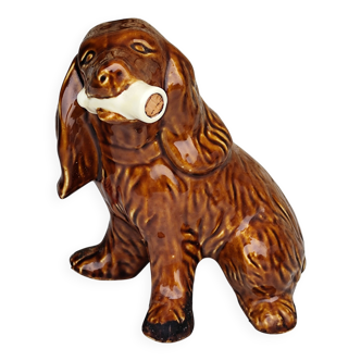ceramic dog statue