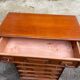 Semainier commode vintage 7 tiroirs coloniale en bois