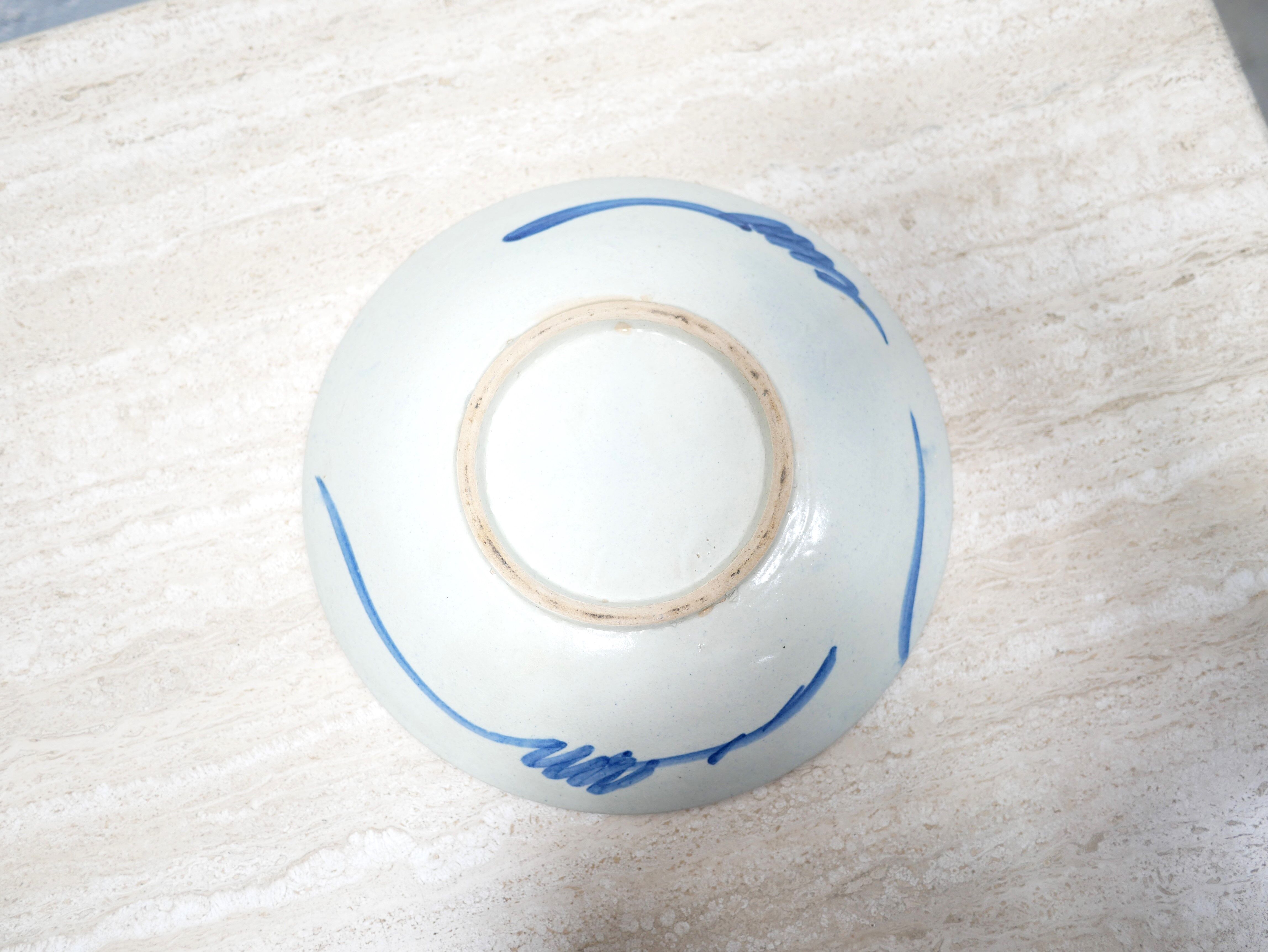 Antique plate in Chinese porcelain