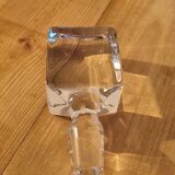 Carafe à spiritueux en verre ancienne avec son bouchon