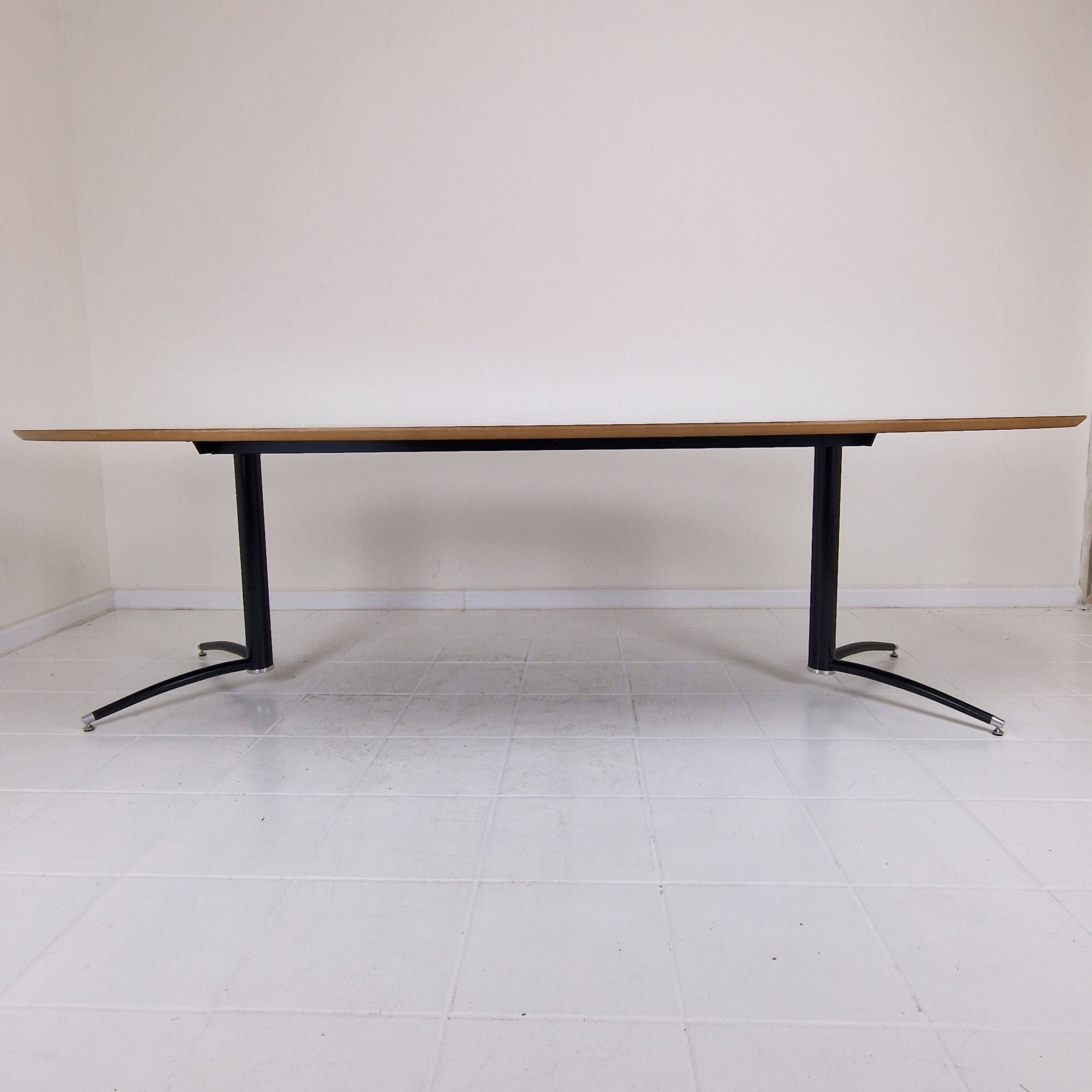 Extra large oval dining or conference table by Artifort