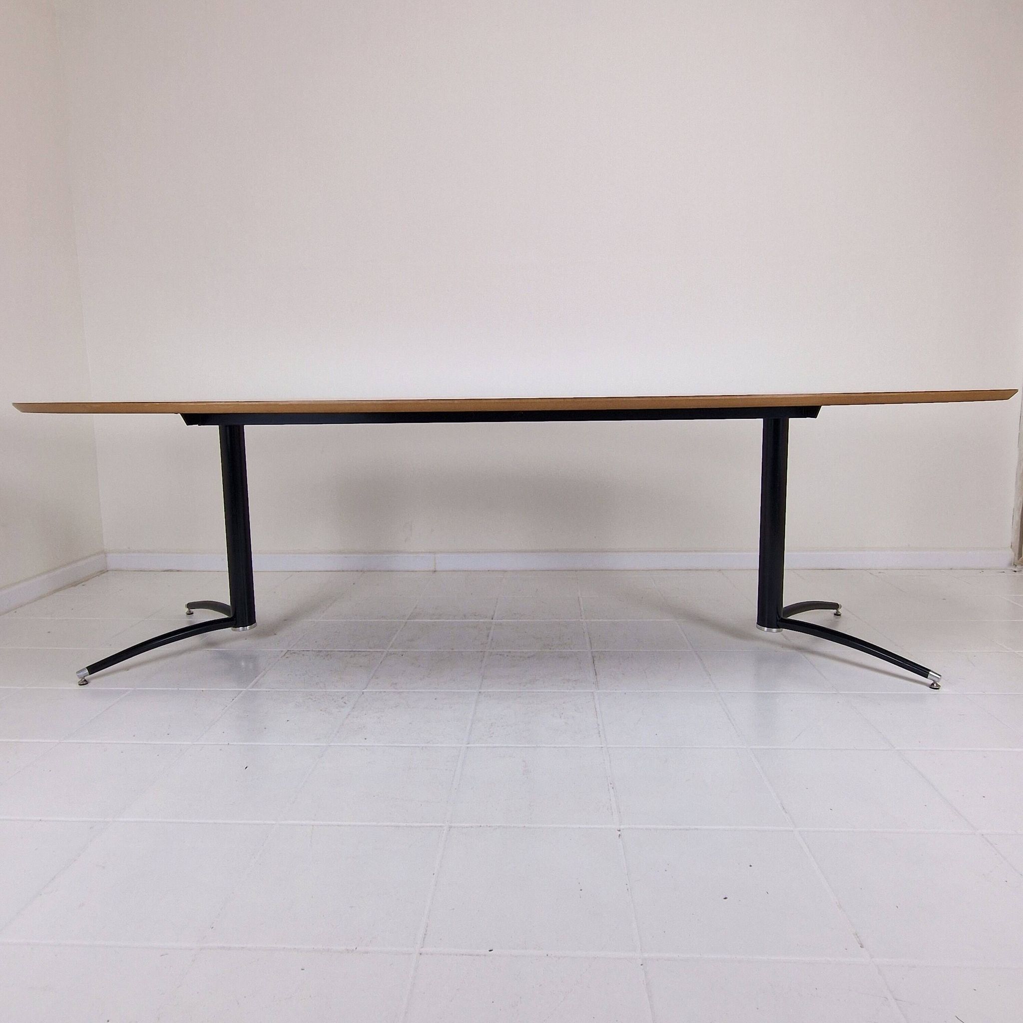 Extra large oval dining or conference table by Artifort