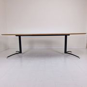 Extra large oval dining or conference table by Artifort