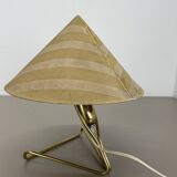 Brass table lamp "aal" by rupert nikoll, austria, 1950s