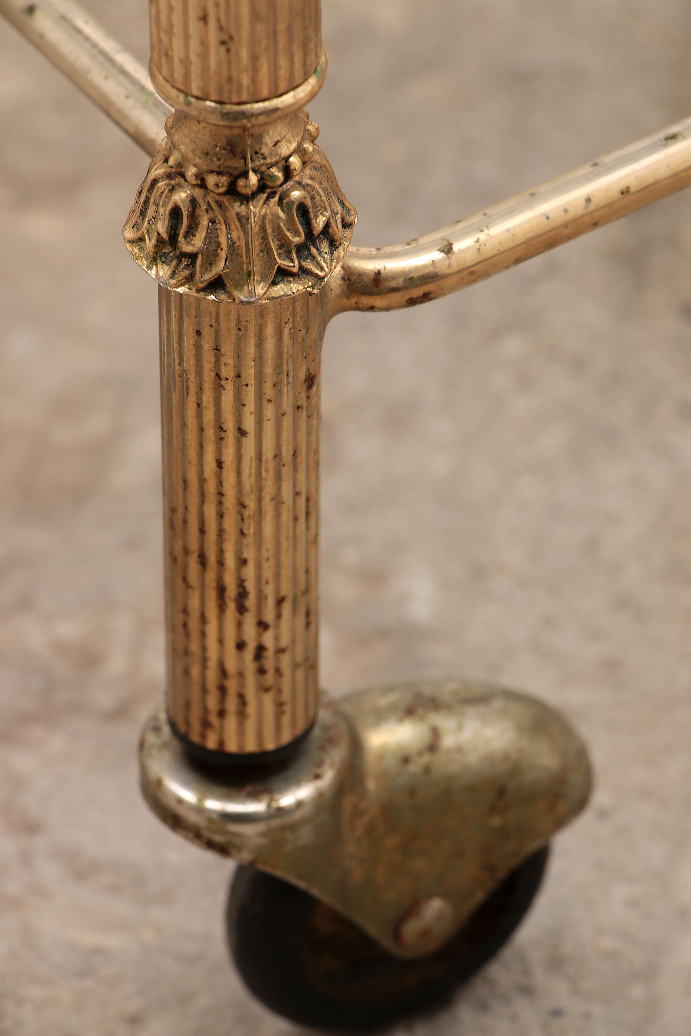 Trolleys three tables made in France in the 1950s.