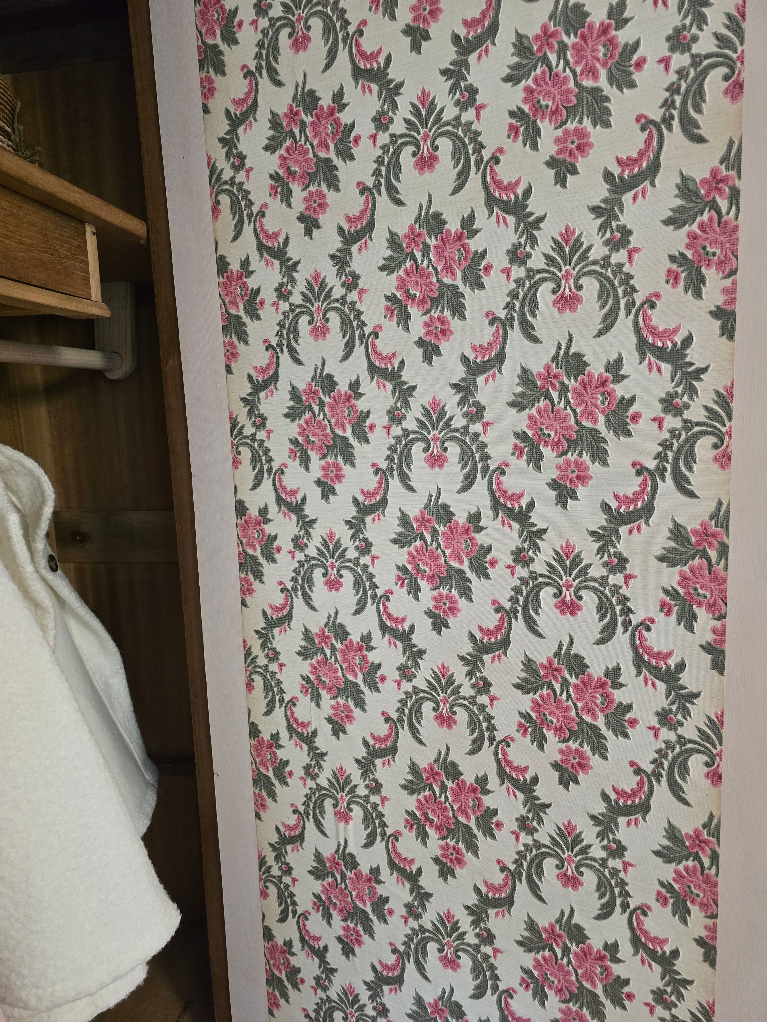 Wardrobe with a fully renovated door - hanging space, shelves and drawers.
