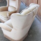 A pair of uszak armchairs, 70’s