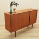 Teak highboard with bar section, Denmark, 1960s