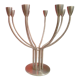 Chandelier design  en acier brosse 8 branches