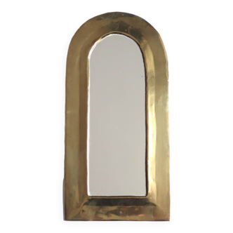 Moroccan brass mirror, 1970s
