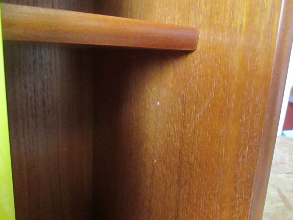 Small Yellow and Black glass furniture with sliding doors