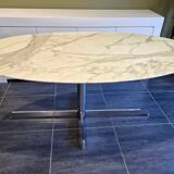 Roche Bobois table in Calacatta marble from 1980