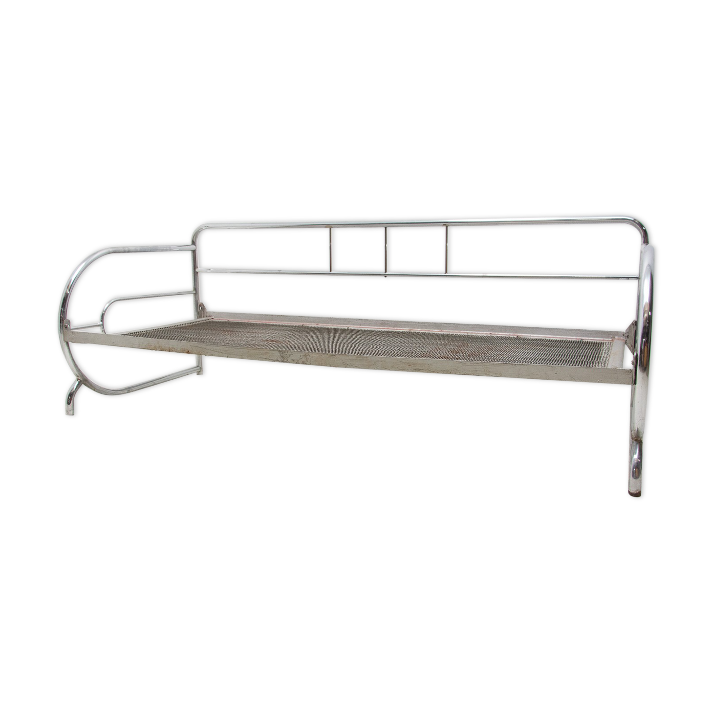 Chrome Bauhaus Sofa by Slezák Company, Bohemia, 1930 ´s