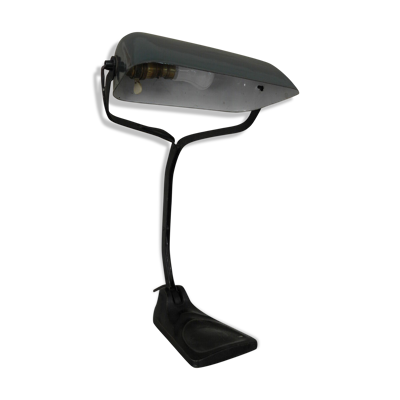 Lampe de bureau avec vert émail abat-jour Switche