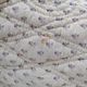 Boutis old antique quilted blanket with floral decoration - circa 1900/1920