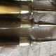 Series of dessert cutlery in stainless steel "with two lions"