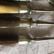 Series of dessert cutlery in stainless steel "with two lions"
