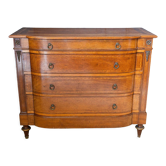 Commode 1900 de style Louis XVI Marqueterie 5 tiroirs