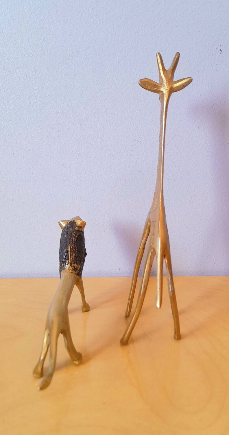 Brass savannah animals 70s