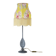 Table lamp – Vintage base and fringed floral shade