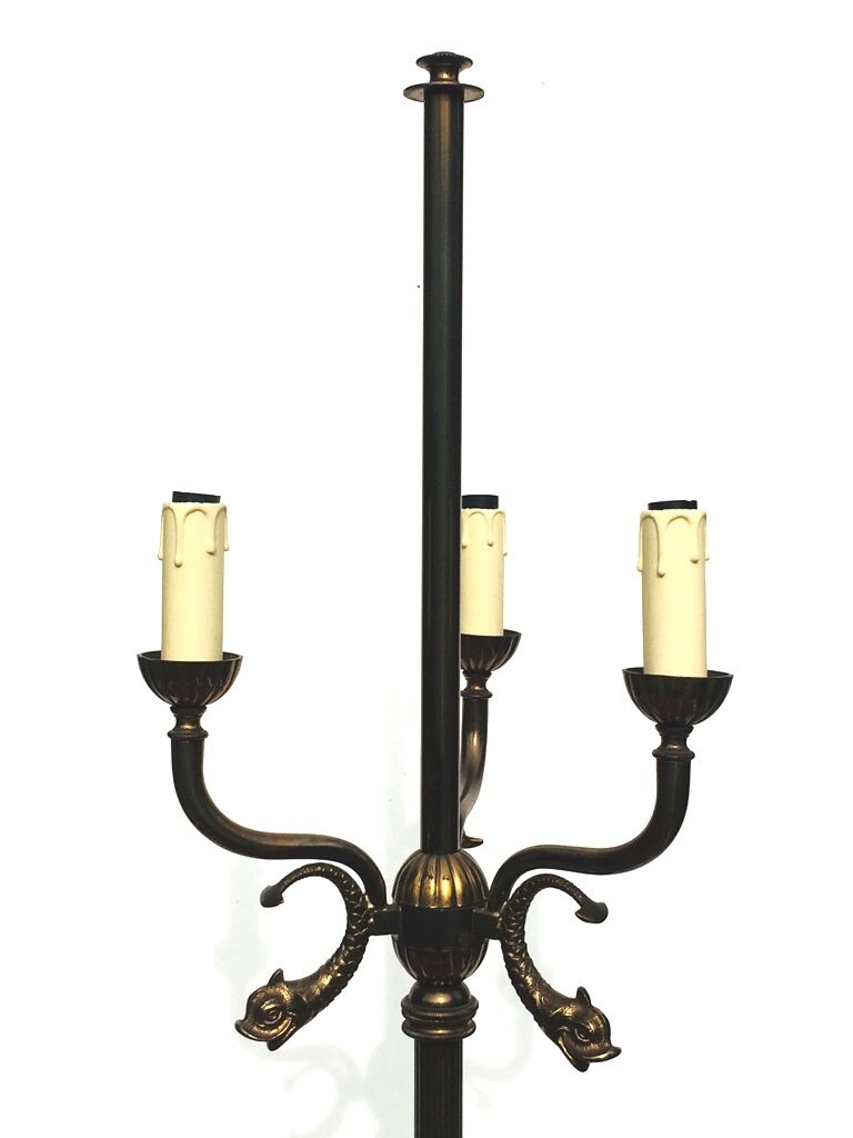 Neoclassical floor lamp 50s Hollywood Regency * Vintage *