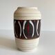 Handmade ceramic vase from the 1950s