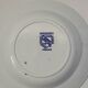 Set of 2 hollow plates Digoin Sarreguemines - Capri model - dark blue flowers