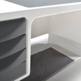 Rare Fiberglass Directors Desk by Ernest Igl for Wilhelm Werndl, 1970s