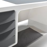 Rare Fiberglass Directors Desk by Ernest Igl for Wilhelm Werndl, 1970s