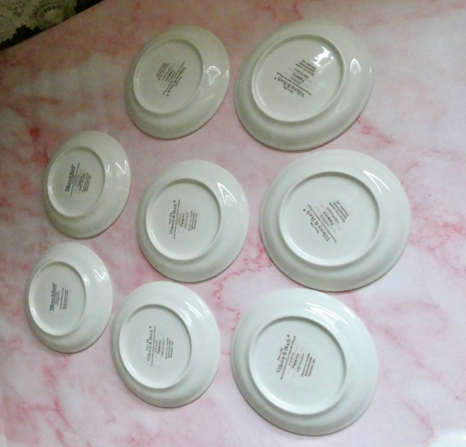 Set of 8 plates Villeroy & Boch – Palomo model – Very good condition