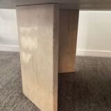 Travertine coffee table from the 70s