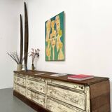 Large antique haberdashery cabinet, circa 1900