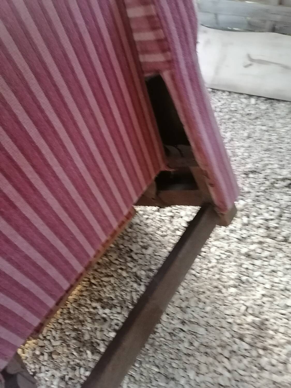 Fabric armchair 1900-1930